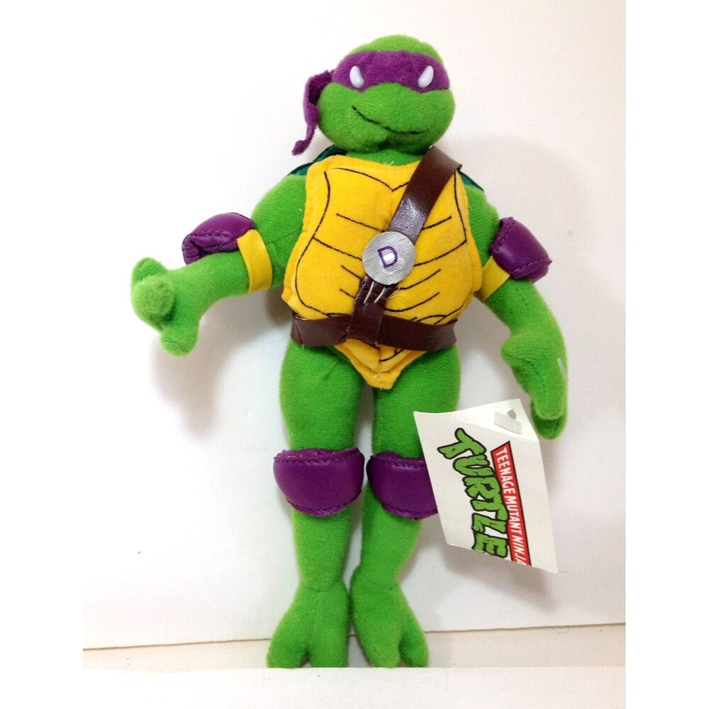 Vintage Toy Network Donatello Plush 2002 8" From Teenage Mutant Ninja Turtles
